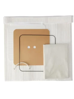 Wäschekorb in Weiß - (B)36 x (H)63 x (T)36 cm