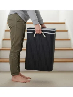 Wäschekorb in Weiß - (B)52 x (H)60 x (T)32 cm