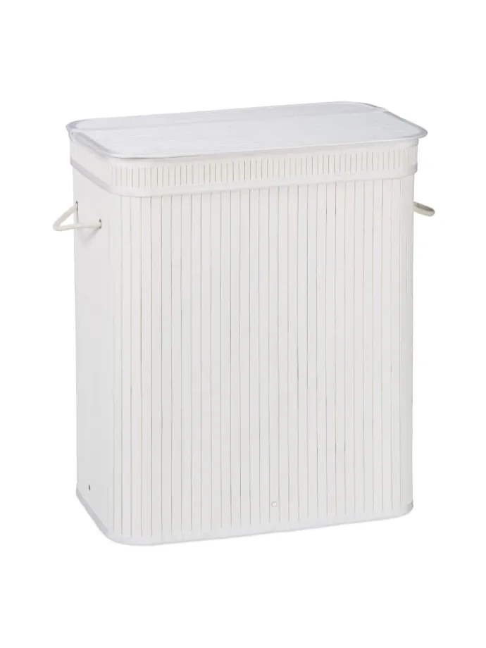 Wäschekorb in Weiß - (B)55 x (H)63 x (T)35 cm