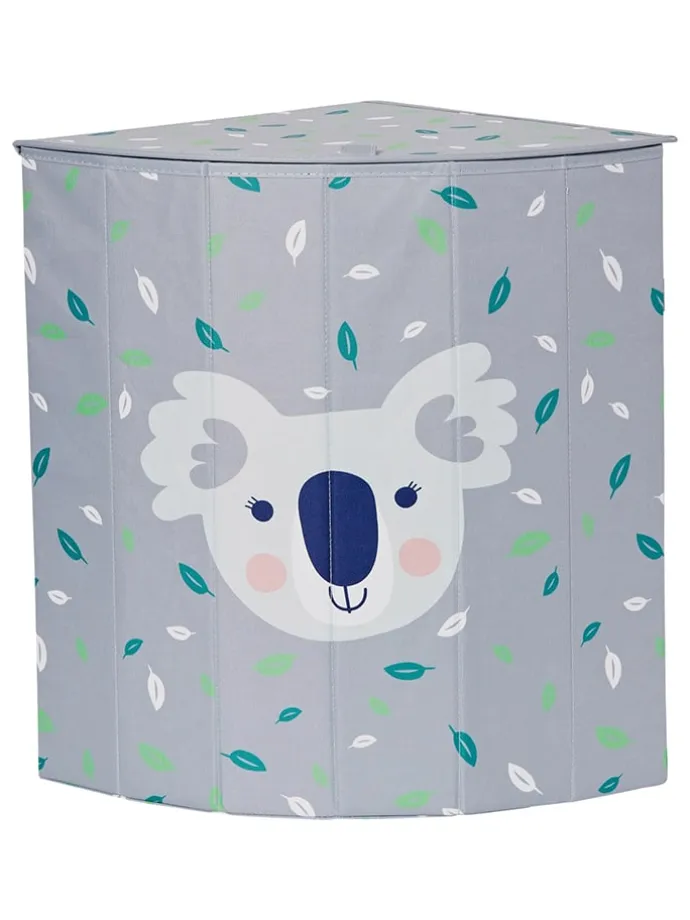 Wäschekorb "Koala" in Grau - (B)35 x (H)50 x (T)35 cm