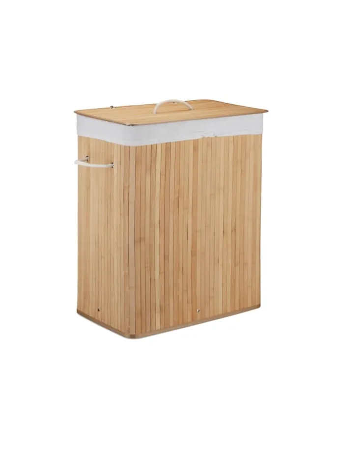 Wäschekorb Natur - (B)55 x (H)63 x (T)35 cm