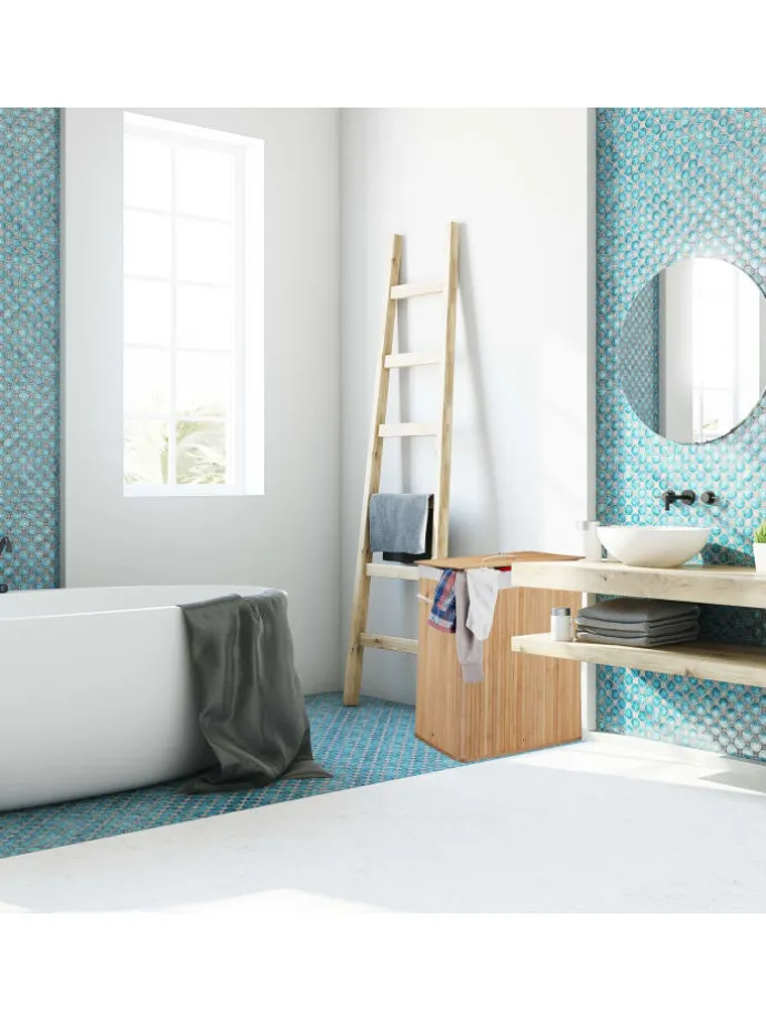 Wäschekorb Natur - (B)55 x (H)63 x (T)35 cm