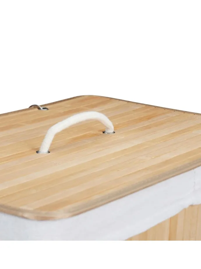 Wäschekorb Natur - (B)55 x (H)63 x (T)35 cm