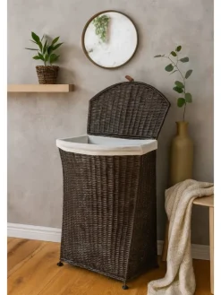 Wäschekorb Simon in braun