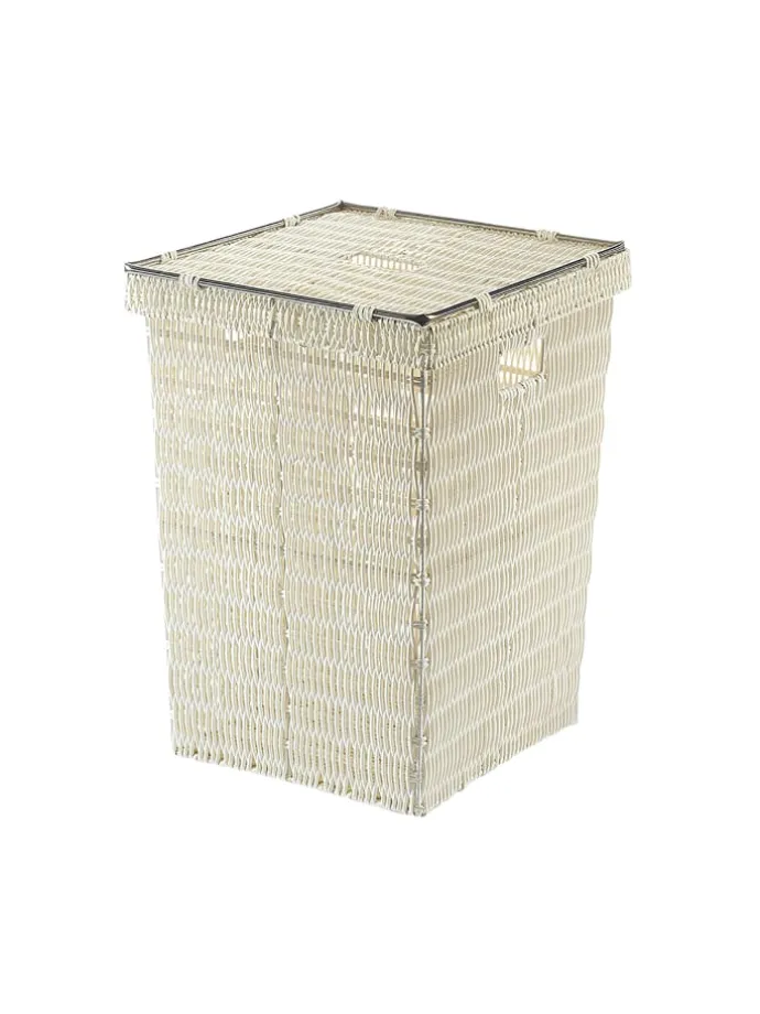 Wäschekorb WHITEWASHBIN in Weiß