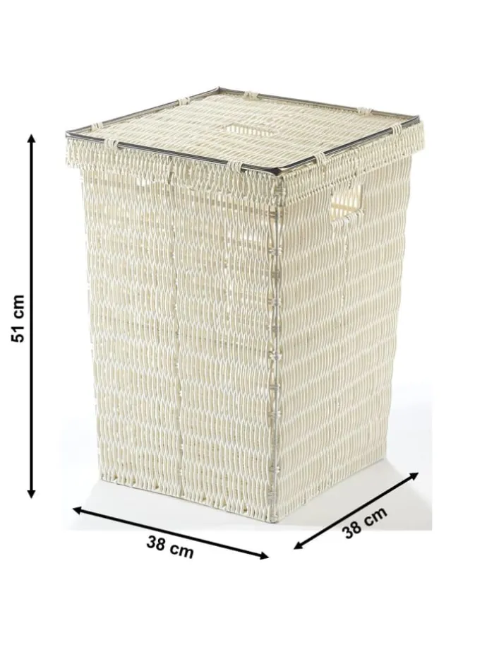 Wäschekorb WHITEWASHBIN in Weiß