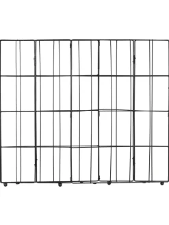 Wäschekörbe MIRISSA in Schwarz/Weiß/Braun - (W) 40 x (H) 60 x (L) 30 cm