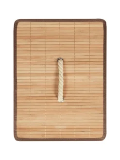 Wäschekörbe MIRISSA in Schwarz/Weiß/Braun - (W) 40 x (H) 60 x (L) 30 cm