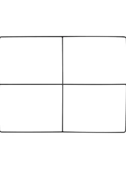 Wäschekörbe MIRISSA in Schwarz/Weiß/Braun - (W) 40 x (H) 60 x (L) 30 cm