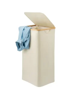 Wäschesammler 100 Liter beige