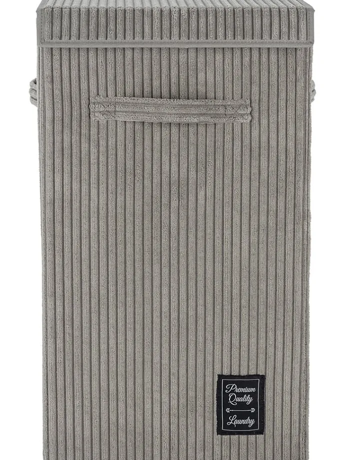 Wäschesammler "Cora" in Grau - 63 l