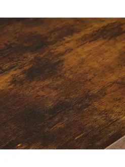 Wäschesammler in Schwarz/ Braun - (B)116 x (H)72 x (T)33 cm