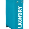 Wäschesammler "Laundry" in Blau - 43 l