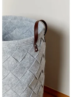 Wäschesammler "Trovo" in Grau - 75 l