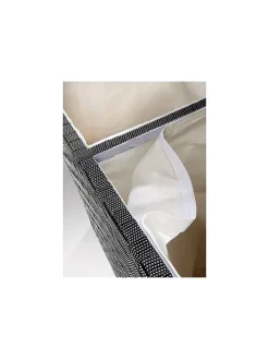 Wäschesortierer NYLONDIVIDEBW in Schwarz