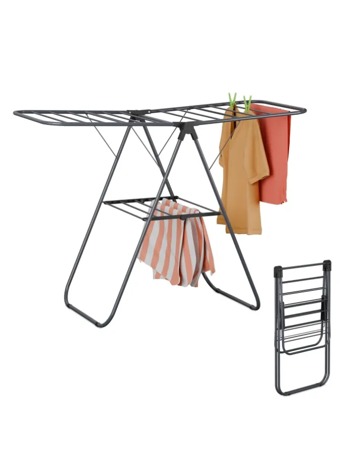 Wäscheständer in Grau