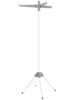 Wäscheständer in Weiß/ Grau - (H)150 cm