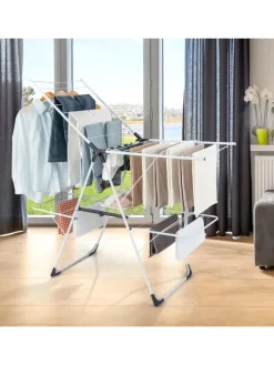 Wäscheständer klappbar in Weiß