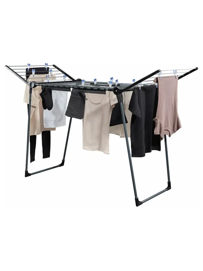 Wäscheständer "Pegasus 180" in Anthrazit - (B)157 x (H)66 x (T)87 cm