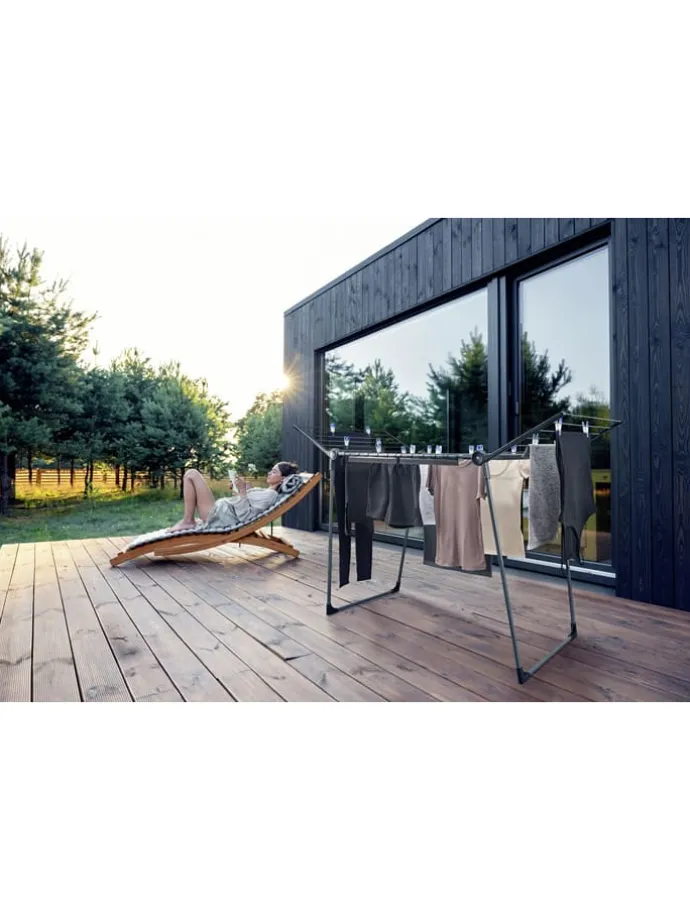 Wäscheständer "Pegasus 180" in Anthrazit - (B)157 x (H)66 x (T)87 cm