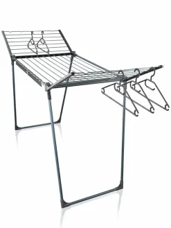 Wäscheständer "Pegasus 200" in Schwarz - (B)167 x (H)107 cm