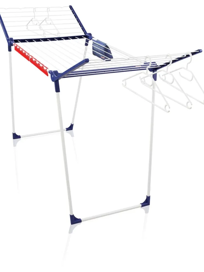 Wäscheständer "Pegasus 200 Solid Comfort" in Dunkelblau/ Weiß - (B)167 cm