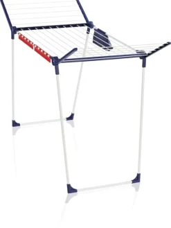 Wäscheständer "Pegasus 180 Solid Plus" in Dunkelblau/ Weiß - (B)157 cm