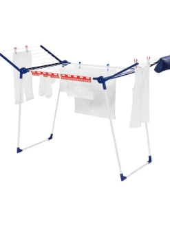 Wäscheständer "Pegasus 180 Solid Plus" in Dunkelblau/ Weiß - (B)157 cm