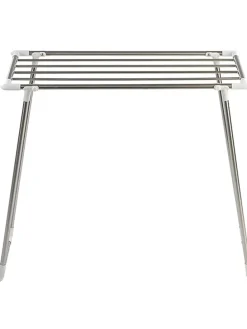 Wäschetrockner "Profi Single" in Silber/ Weiß - (B)87 x (H)79 x (T)39 cm