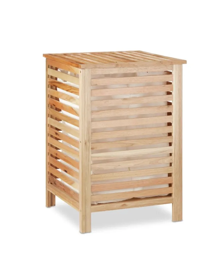 Wäschetruhe in Natur - 90 l