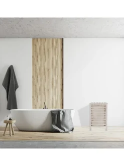 Wäschetruhe in Weiß - 52 l