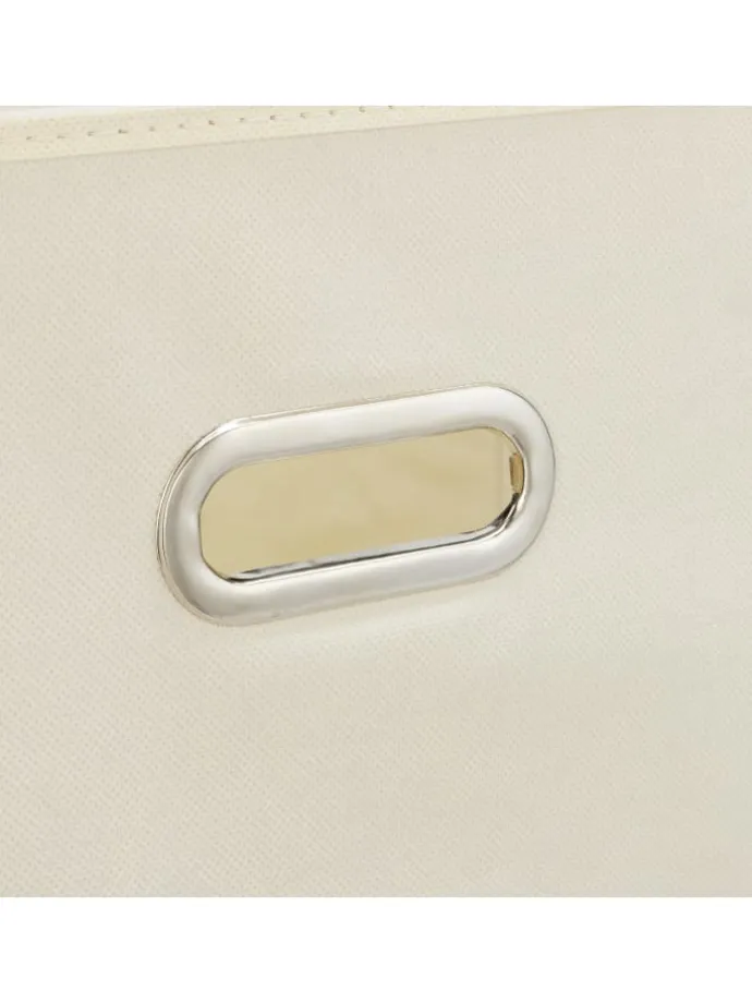 2x Aufbewahrungsbox in Beige - 30 cm