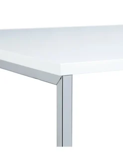 3x Beistelltisch in Weiß