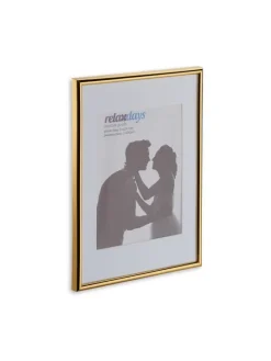 2x Bilderrahmen A4 in Gold