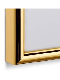 2x Bilderrahmen A4 in Gold