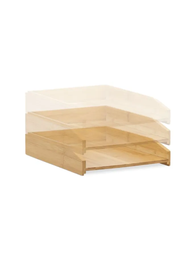 8x Dokumentenablage "DIN A4" in Natur