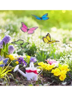 360x Gartendeko "Schmetterling" in Bunt