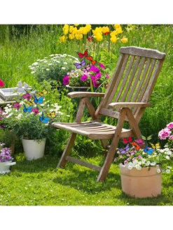 36x Gartendeko Schmetterling in Bunt