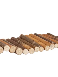 10x Hängebrücke in Natur - (B)55 x (T)10 cm