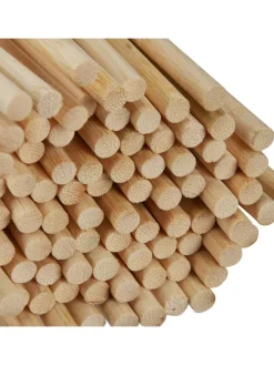 300x Holzspieße in Natur - Ø 0,4 x (L)40 cm