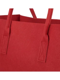 2x Kaminholztasche in Rot