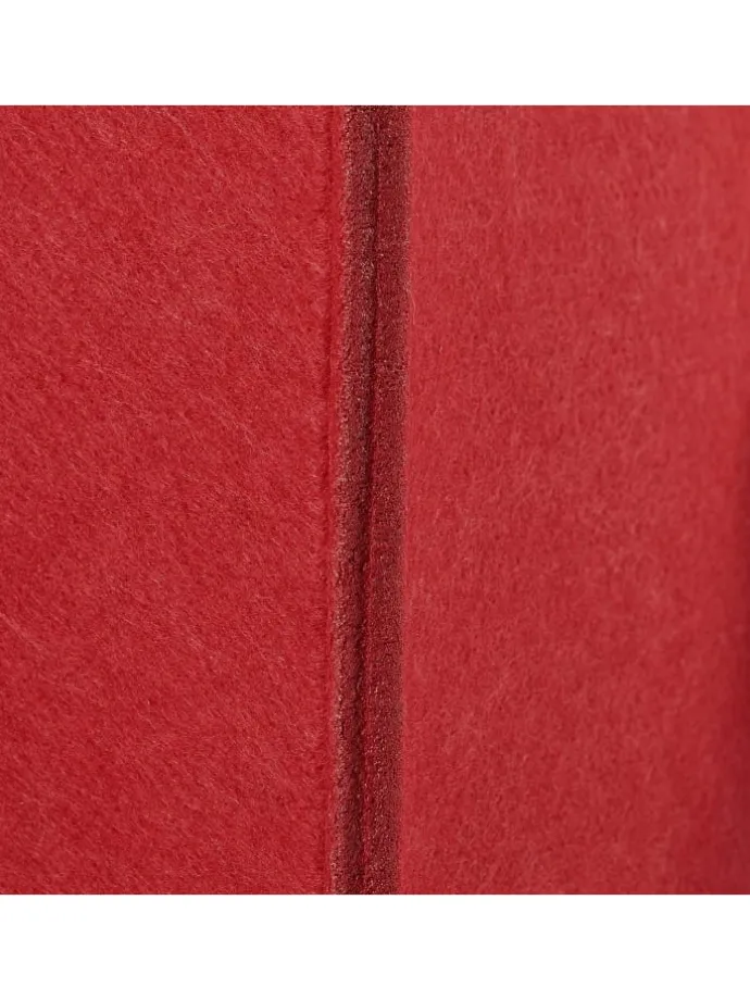 2x Kaminholztasche in Rot