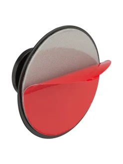 4x Klebehaken in Schwarz - Ø 5,5 cm