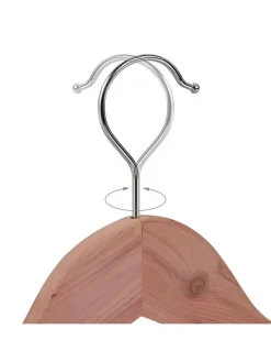 24x Kleiderbügel in Natur