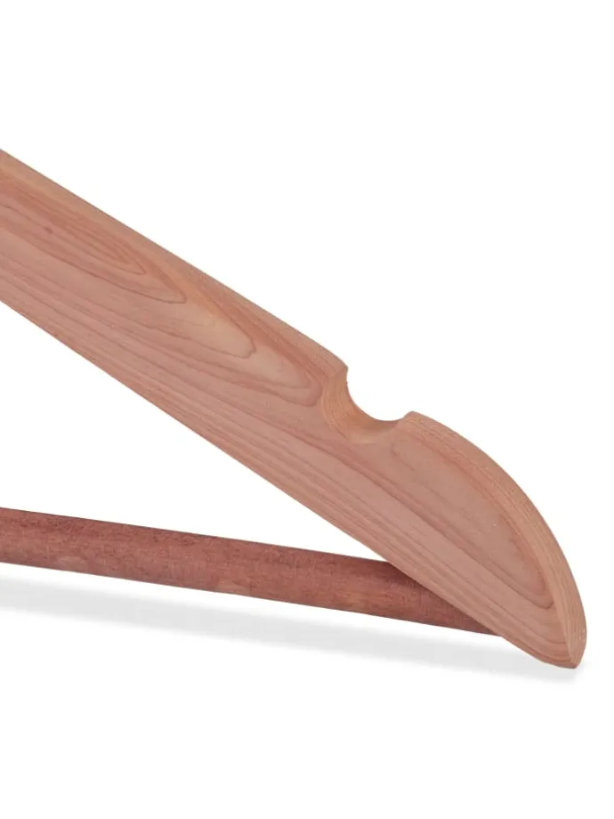 24x Kleiderbügel in Natur