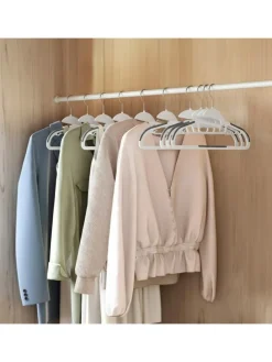 20x Kleiderbügel in Weiß