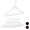 90x Kleiderbügel in Weiß
