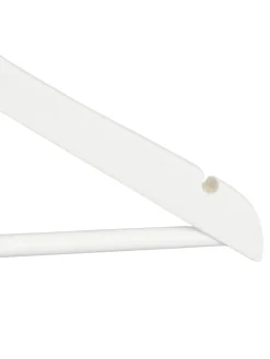 90x Kleiderbügel in Weiß