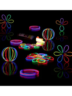 100x Knicklichter in 7-Farb-Mix