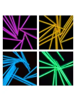 100x Knicklichter in 7-Farb-Mix